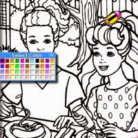 Icon Coloring Barbie Coloring Barbie