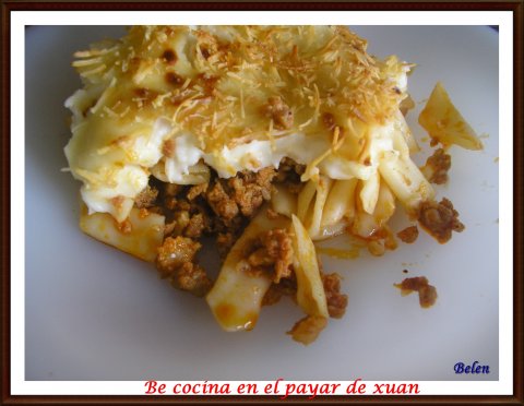 Macarrones Con Picadillo