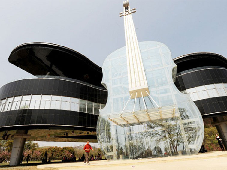 Piano And Violin House In China at Bob Dematteo blog