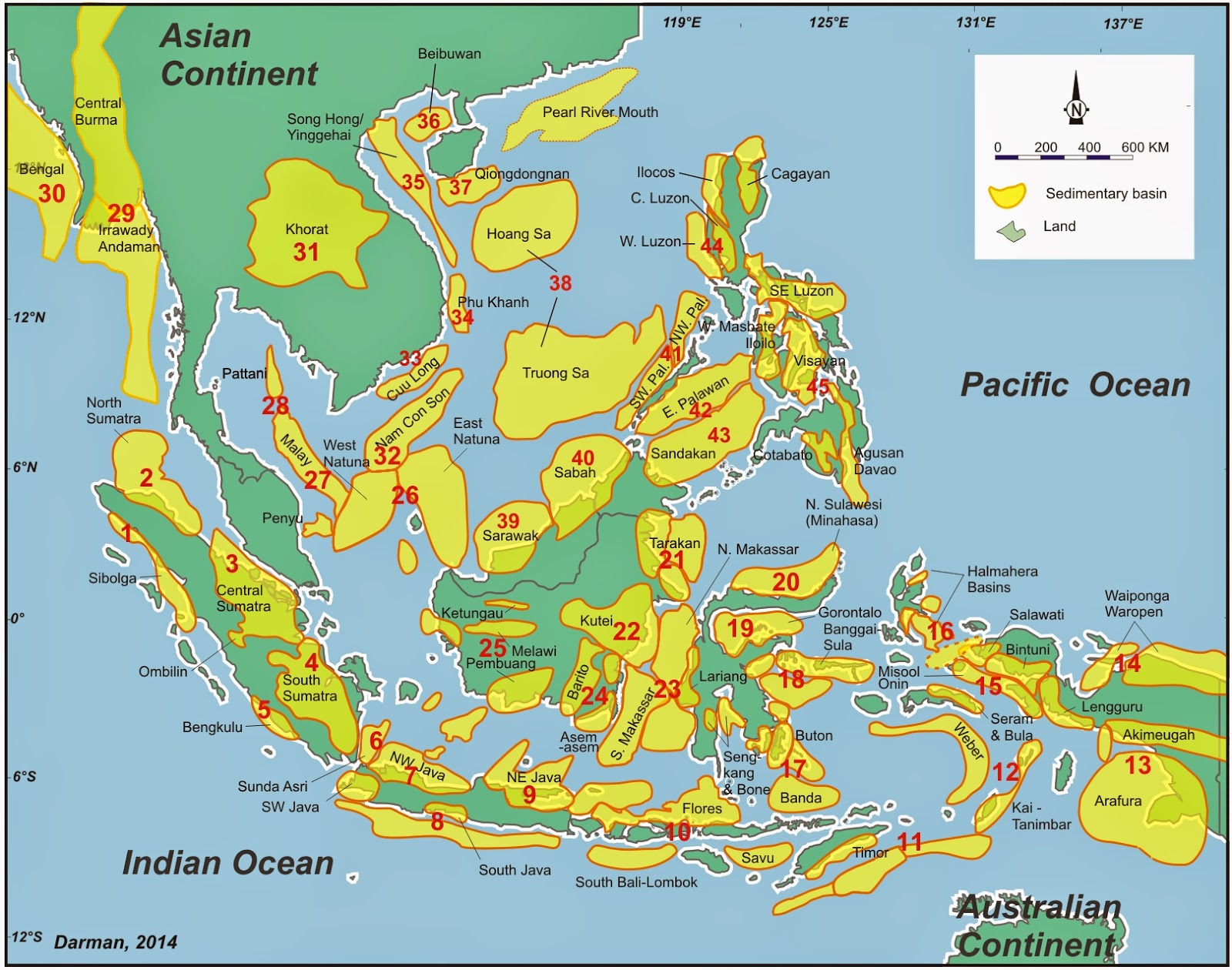 Seismic Atlas of SE Asian Basins Table of Content / Basin Index