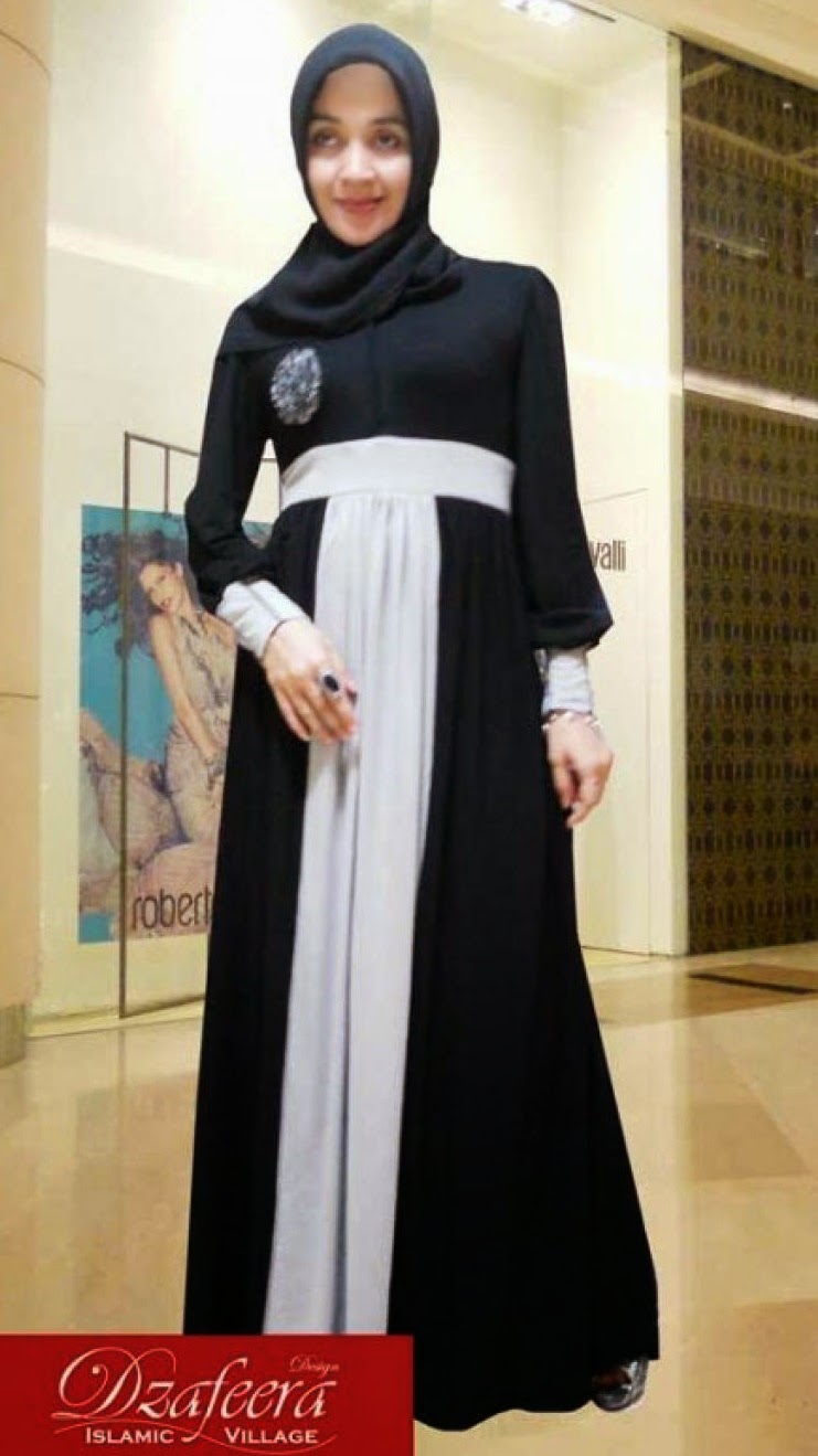 gamis-kaos-hitam gamis kaos