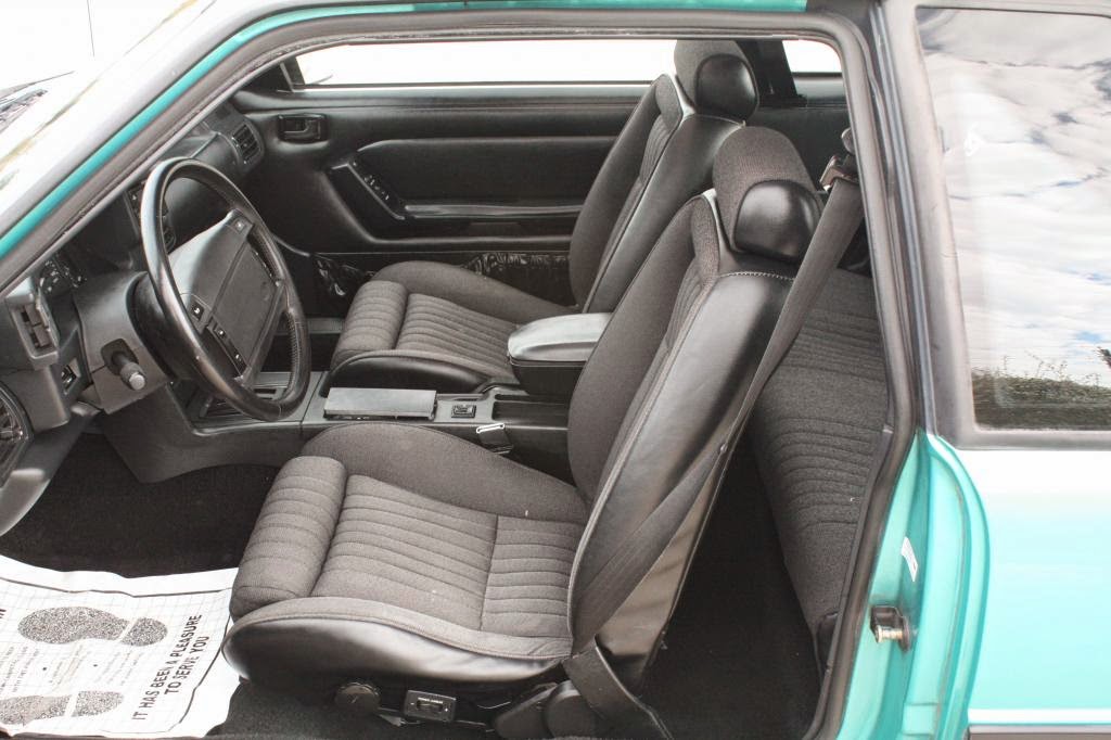 Whiteboy S Mustangs 1991 Caylpso 5 0 Hatch Black Tweed Interior
