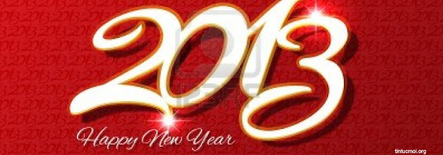 Ảnh bìa chúc mừng năm mới - Happy New Year 2013