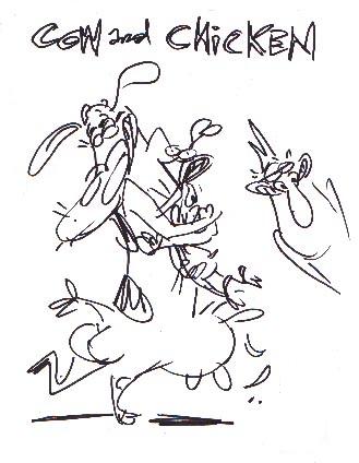 Colorearrr La Vaca Y El Pollito Para Dibujar Colorear Recortar Y