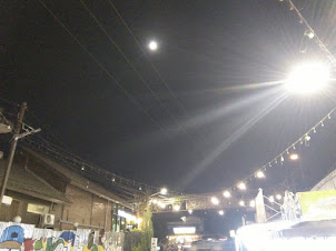 View of the "FULL MOON NIGHT" from Vang Vieng Town