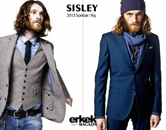 Sisley 2013 Erkek Sonbahar Kış Modası