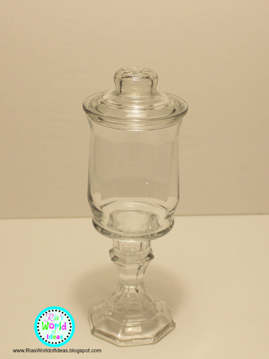 Ria's World of Ideas DIY Dollar Tree Apothecary Jars