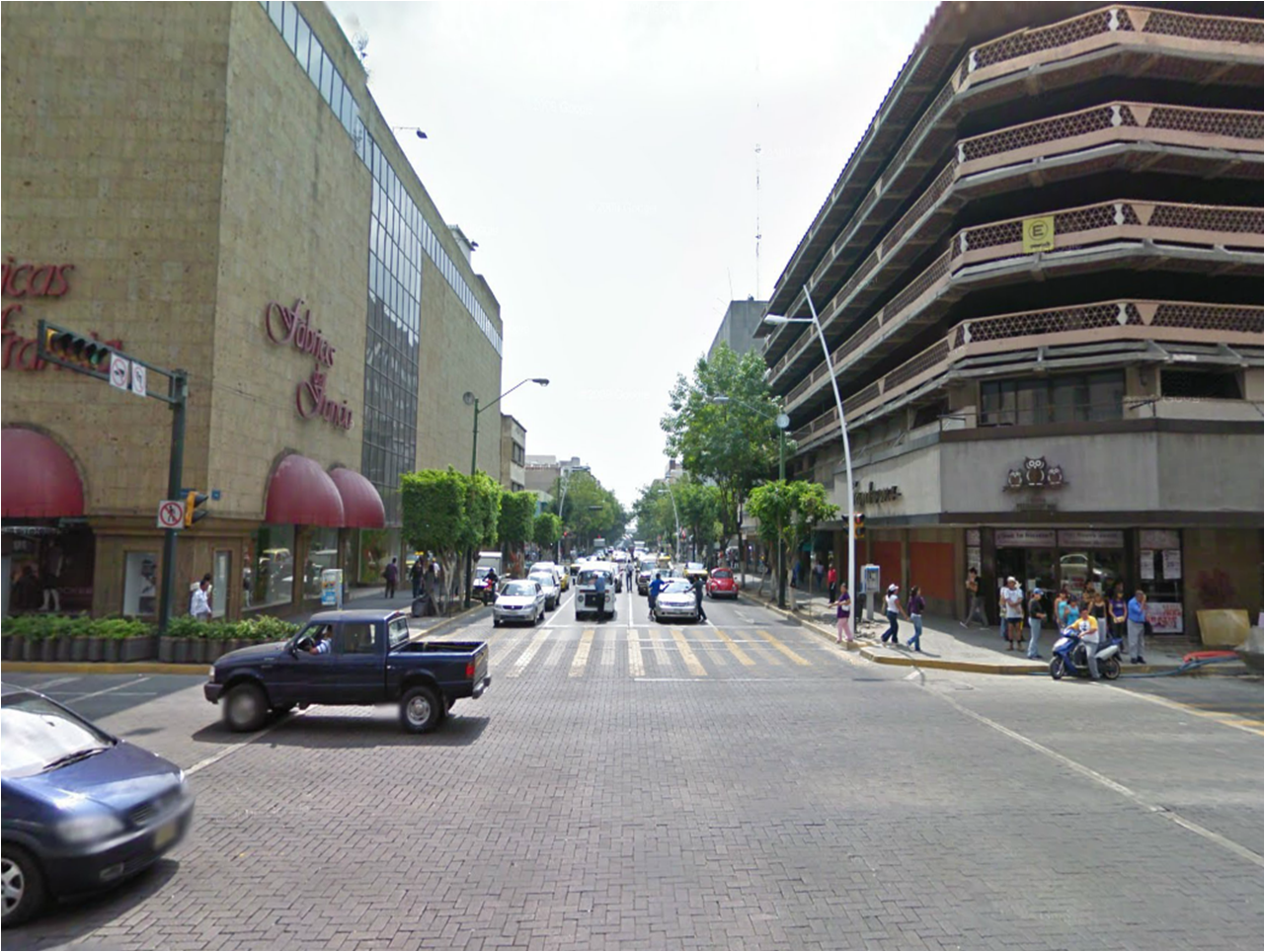 GUADALAJARA AYER Y HOY CALLE DEL CARMEN HOY AV. JUAREZ