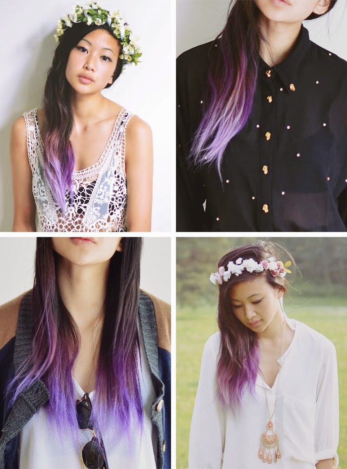 Natasha Janardan: I dyed my hair purple.