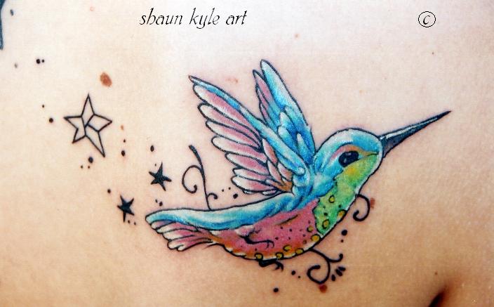 Simple Hummingbird Tattoo Designs - wide 4