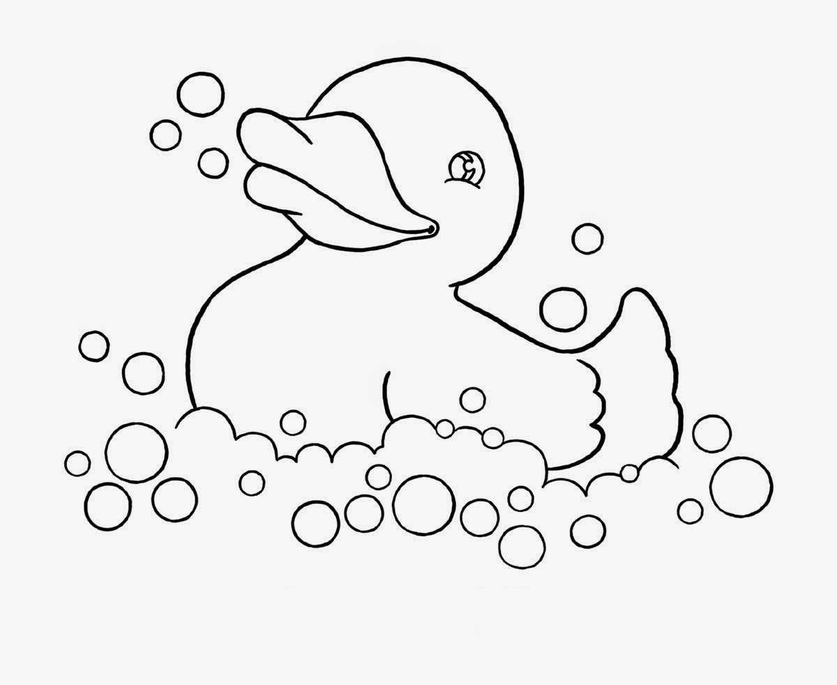  Cute And Sweet Baby Duck Colour Drawing HD Wallpaper