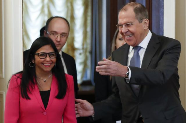 Vicepresidenta dice que Venezuela cuenta con el apoyo ruso