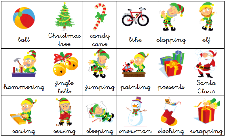 let 39 s go christmas picture vocabulary cat in the hat christmas decorations