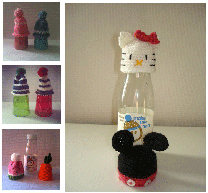 Tricoter ou crocheter des petits bonnets les explications sont ici , Acheter des petits bonnets en magasin Monoprix, Carrefour, Intermarché.