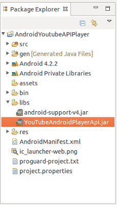 import YouTubeAndroidPlayerApi.jar import YouTubeAndroidPlayerApi.jar