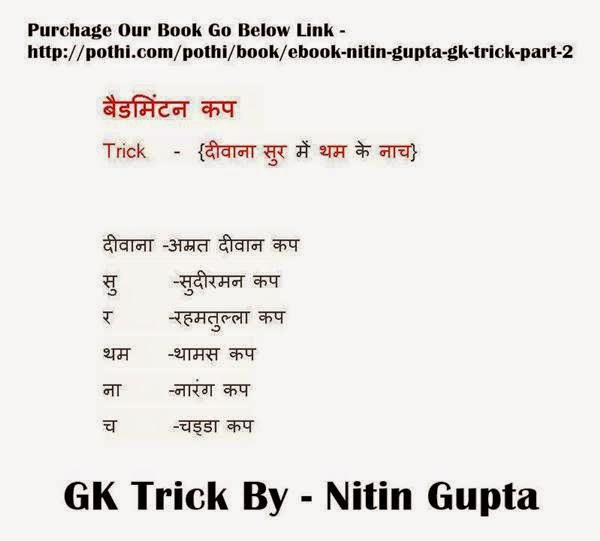 Tricky GS Book in Hindi / GK Trick / GK Trick By Nitin Gupta