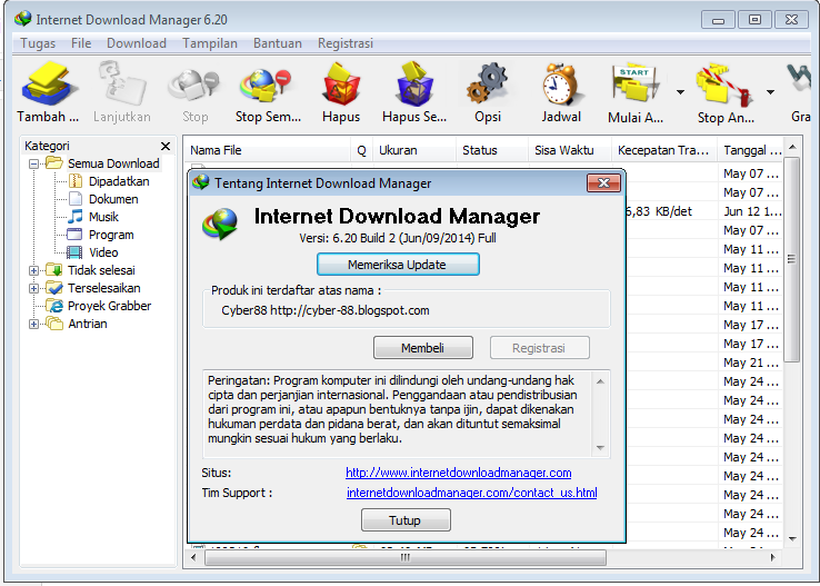 Download IDM 6.20 Build 2 Full Version + Patch