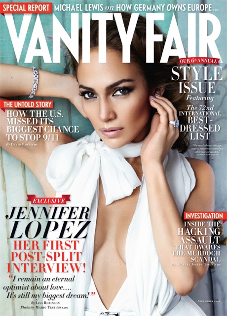 Jennifer Lopez Vanity Fair Magazine Cover September 2011 2012 Jennifer Lopez Vanity Fair Magazine Cover September 2011 2012