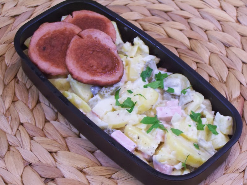 Lecker Bentos Und Mehr Bento Nr 319 Kartoffelsalat Mit Fleischwurst