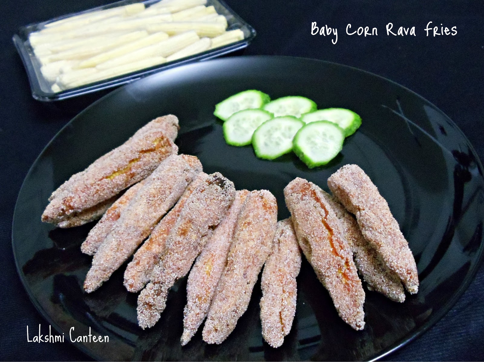 Lakshmi Canteen Baby Corn Rava Fries