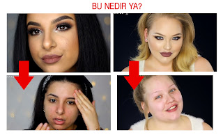 makeupbyleyla, nikkietutorials, fake, makeup, ohá, oha, suhedaozyar, suheda ozyar, marka, tekstil, t-shirt, tshirt, makyaj, sahte