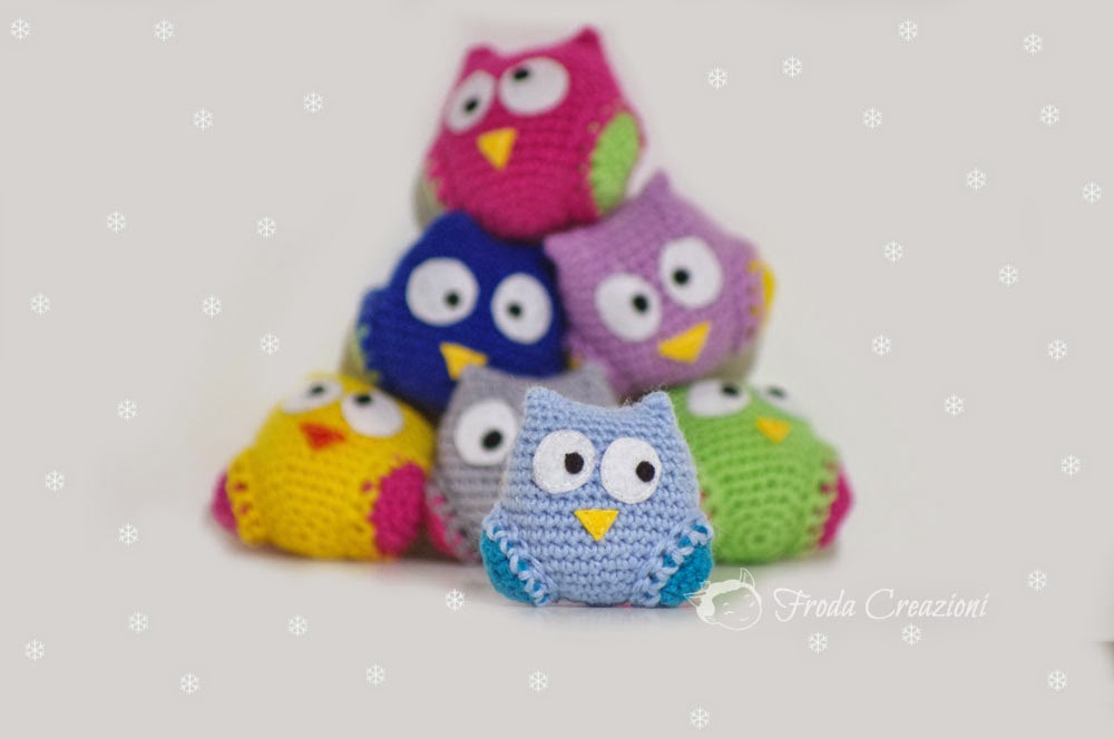 Froda Creazioni: Tutorial - Amigurumi - Gufo - Un regalo ...