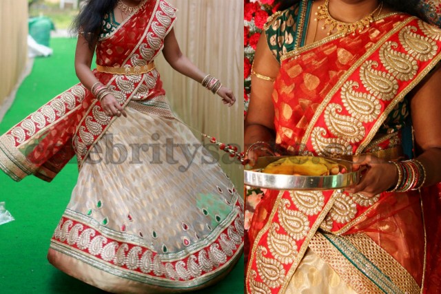 Traditional Colors Half Saree