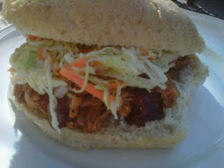 Pulled Pork Sandwich with Cole Slaw