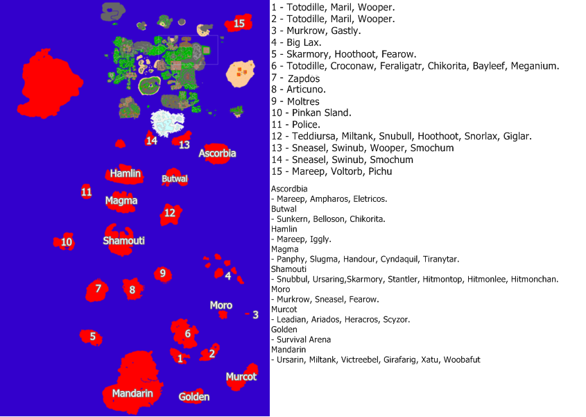 PokexTutoriais: Mapa Global Pokexgames