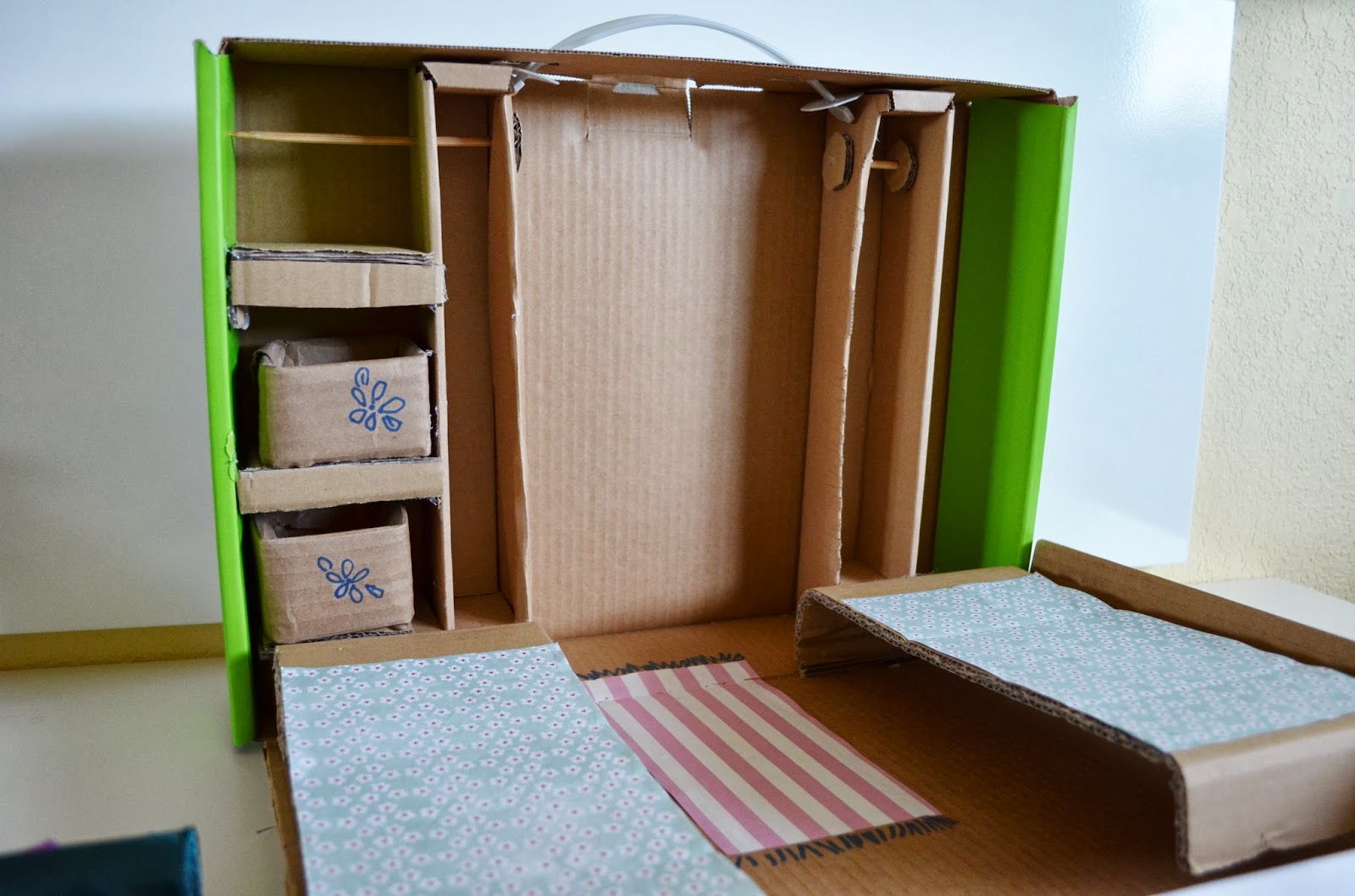 Snugglebug University A VintageInspired Cardboard Barbie Doll House