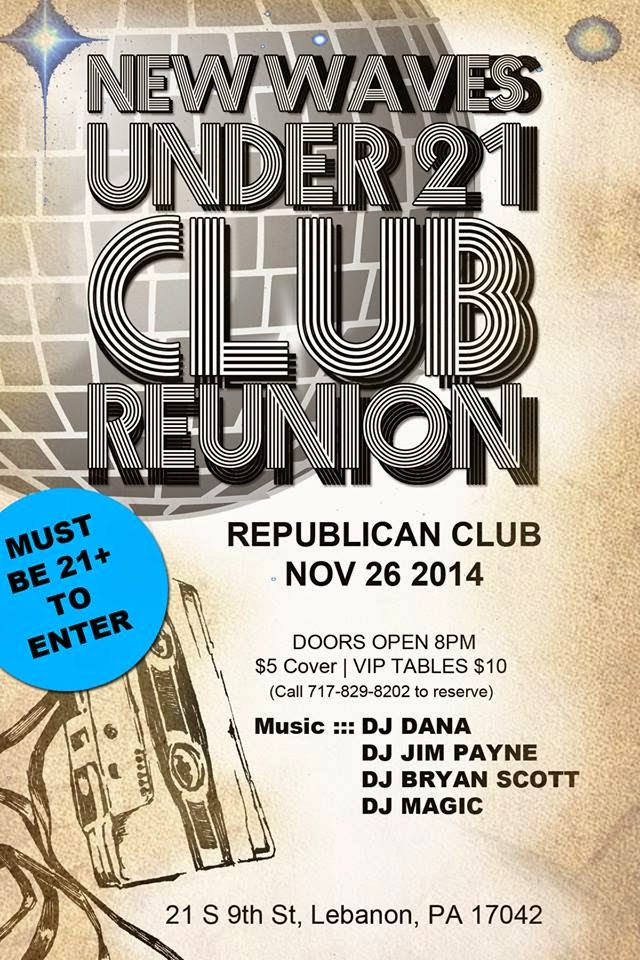 NEW WAVES UNDER 21 CLUB REUNION PARTY