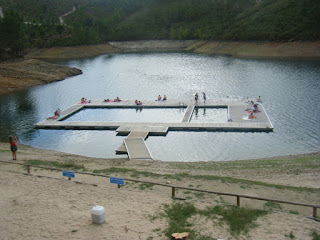 Vista da Piscina Flutuante da Aldeia do Mato