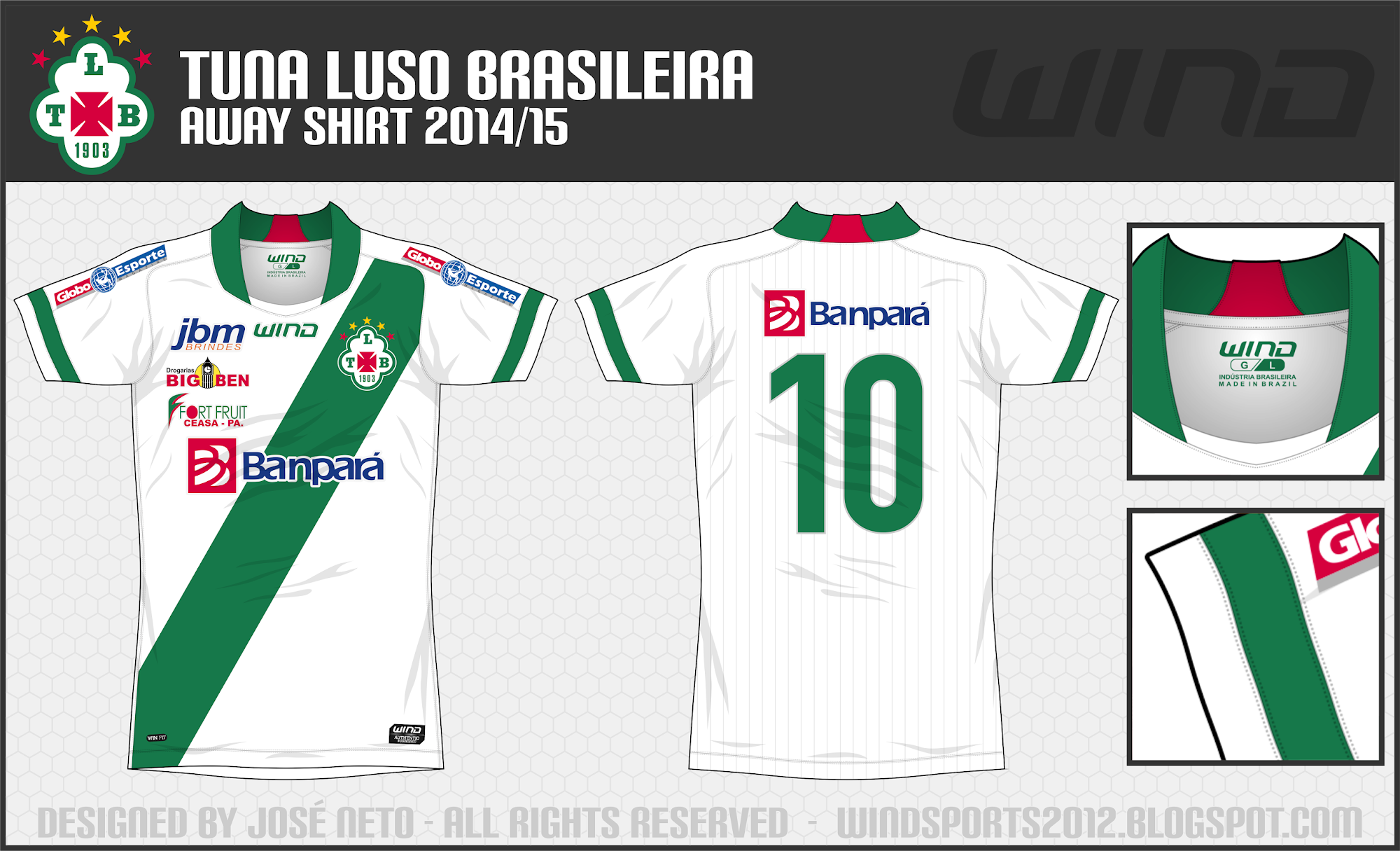 Combat Sportwear by José Neto Tuna Luso Brasileira Brazil