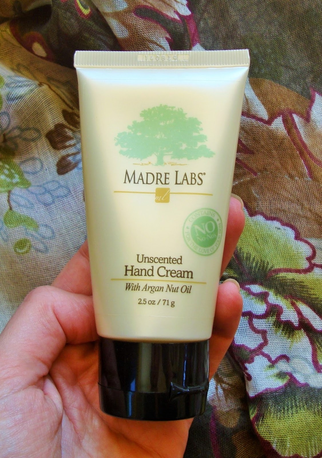 little white truths Madre Labs Unscented Hand Cream with Argan Nut Oil