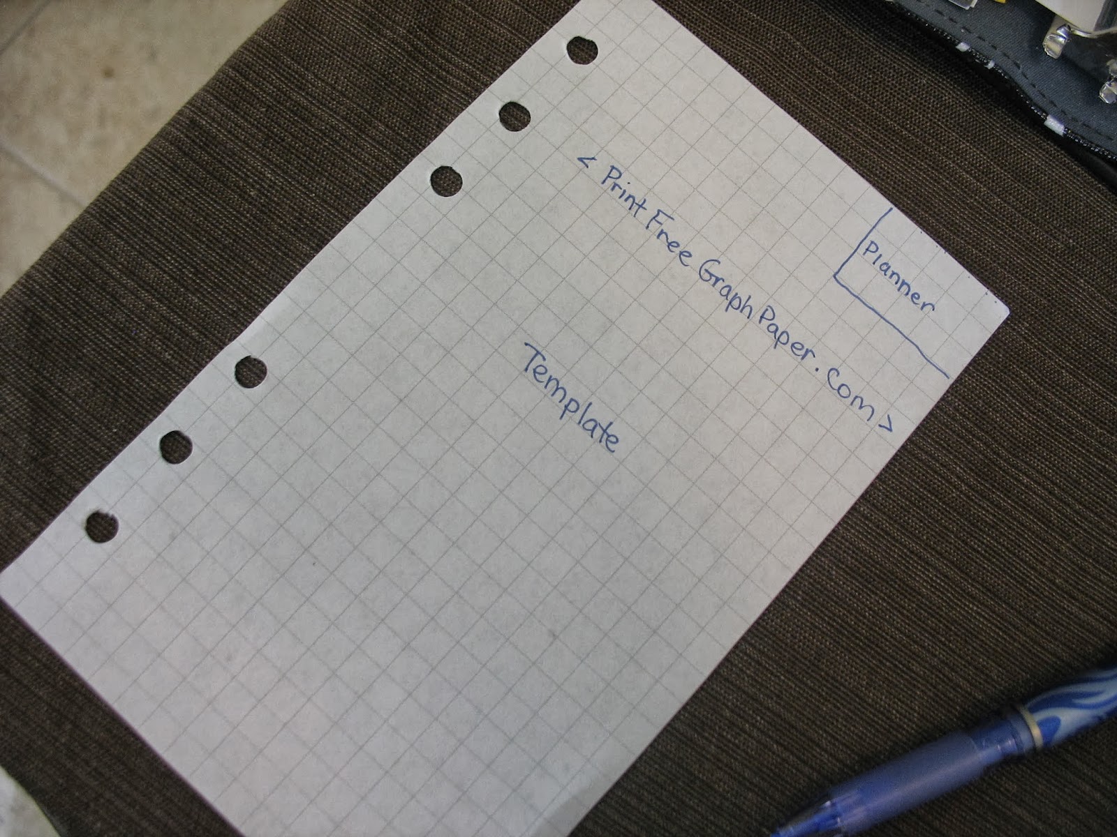 DIY Planner Notepads Using Graph Paper Printables Giftie Etcetera