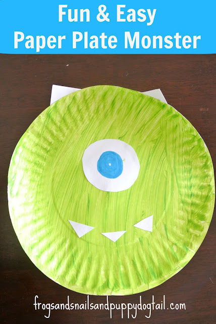Paper Plate Monsters - Frogs & Snails & Puppy Dog Tails