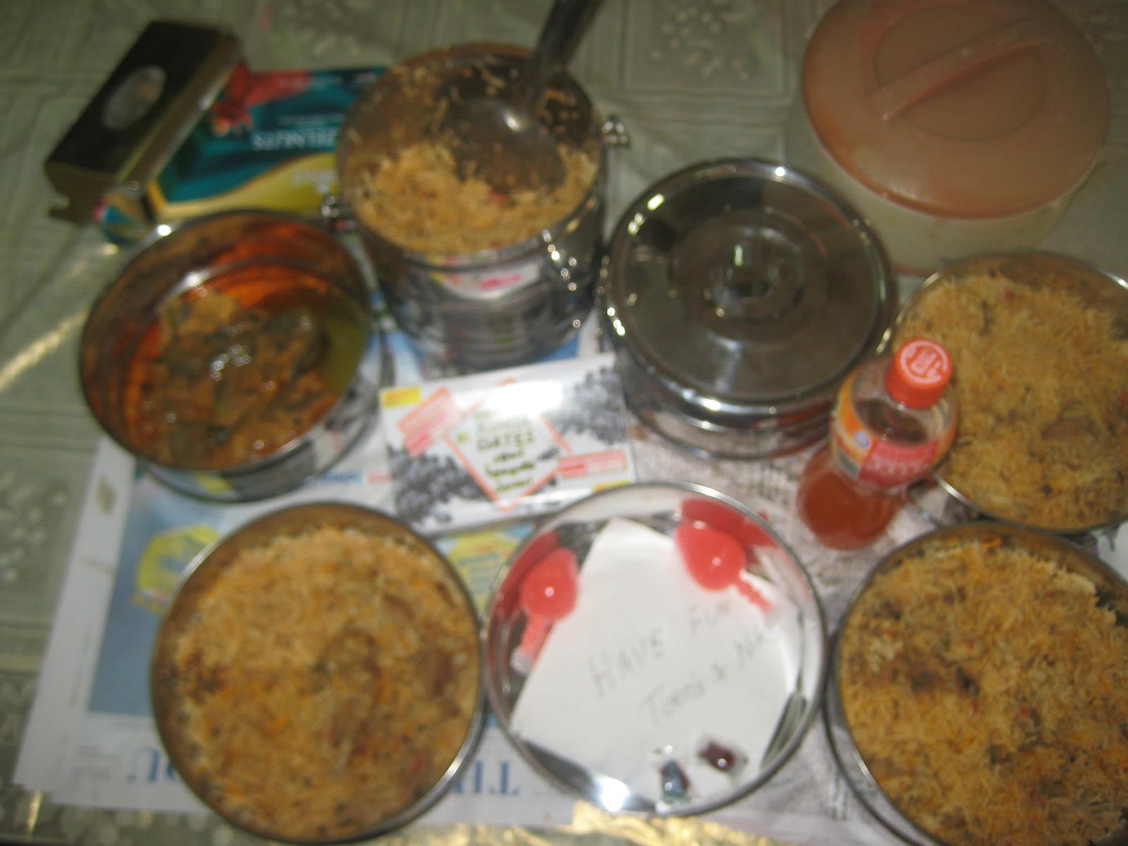 to my kitchen ) Moist Chicken Biryani made in Rice Cooker