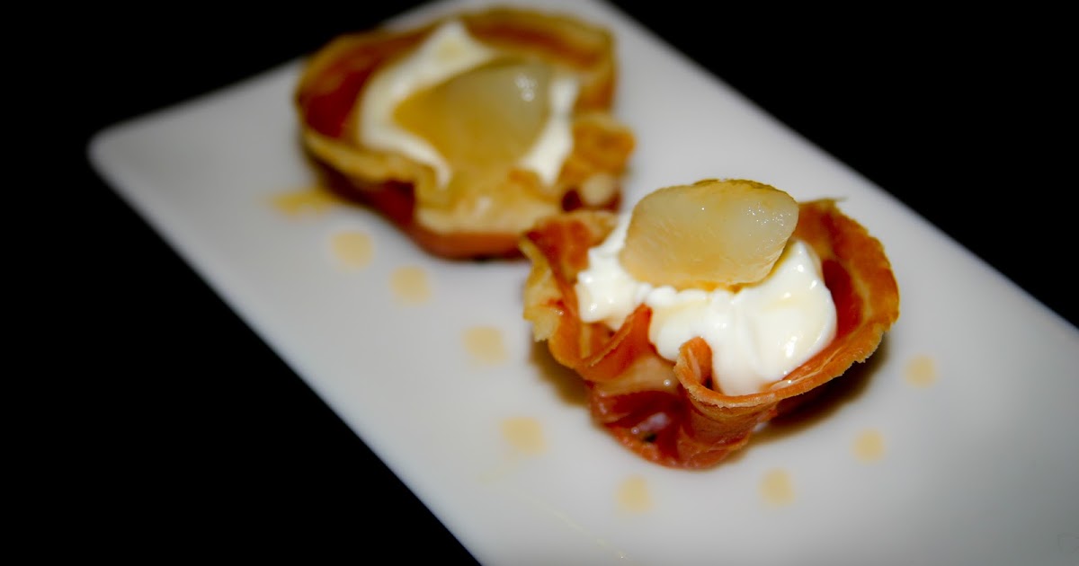 My Family Table Pear and goat cheese pancetta cups