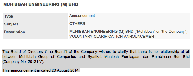 Serious Investing Not Muhibah