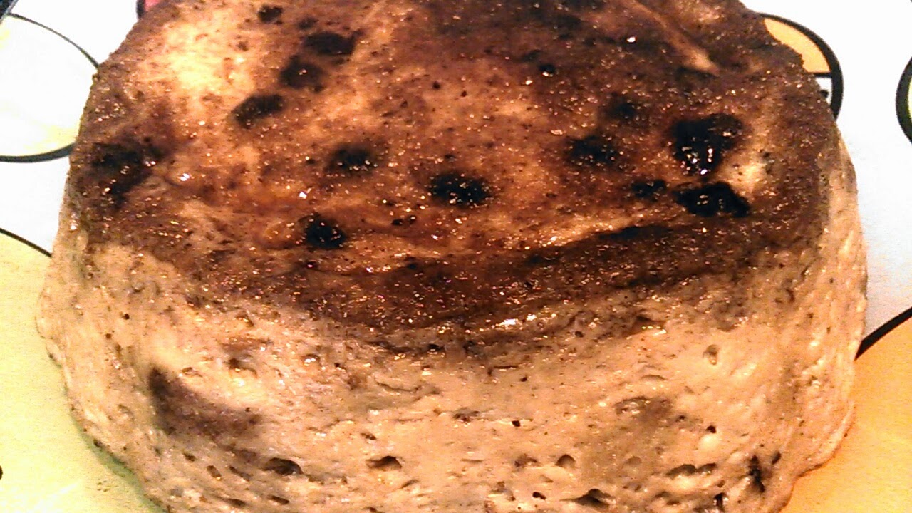 Pudin de bizcocho de gotitas de choco al micro sin gluten