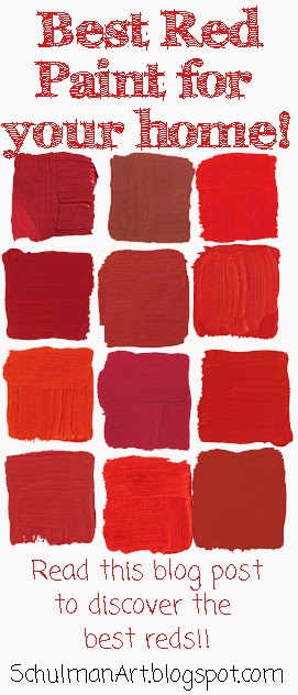 best red paint color for your home decor http://schulmanart.blogspot.com/2014/03/top-ten-picks-for-red-house-paint.html best red paint color for your house