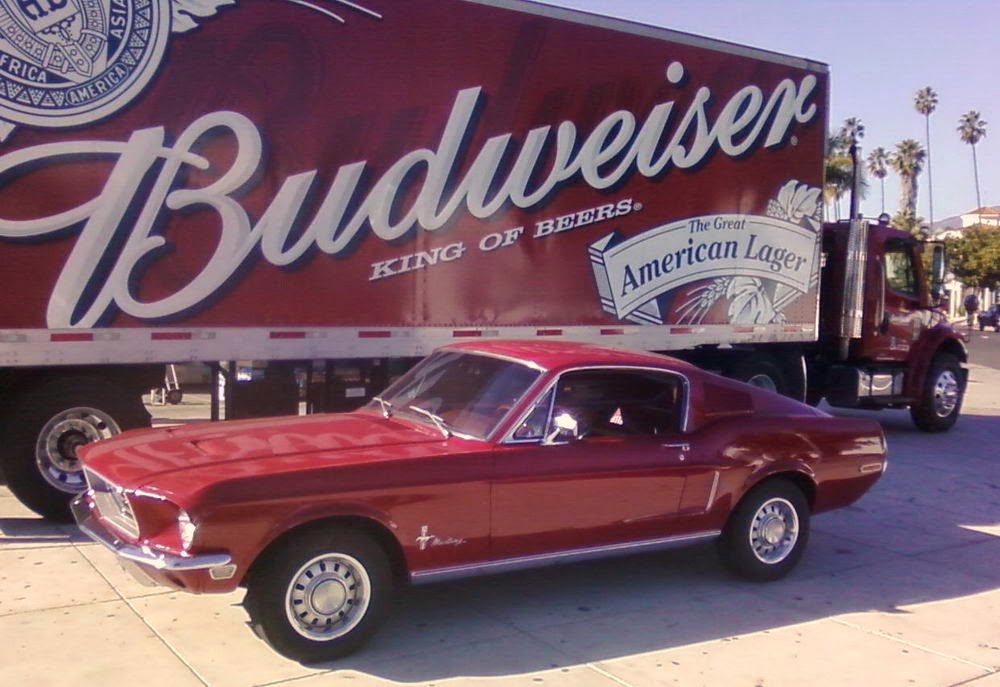 1968 Red Shelby Mustang