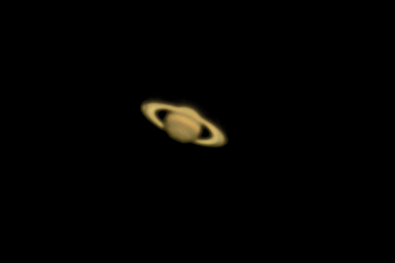 Saturn, Imaged on April 21, 2013, 18:00 hrs.