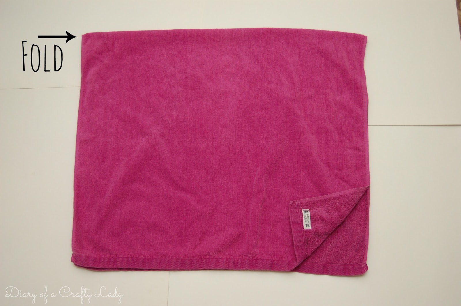 Diary of a Crafty Lady The Towel Vest {Tutorial}