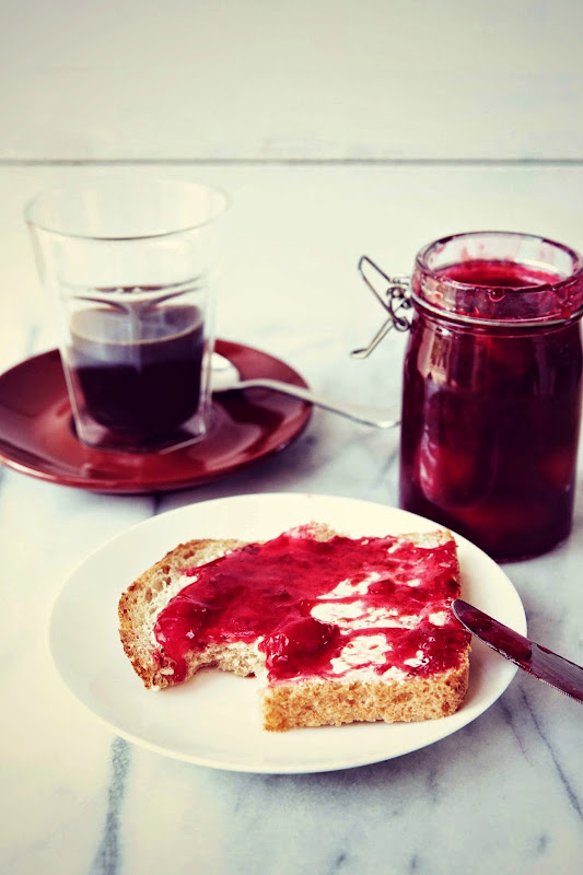 Milk and Honey Blood Plum and Vanilla Bean Jam