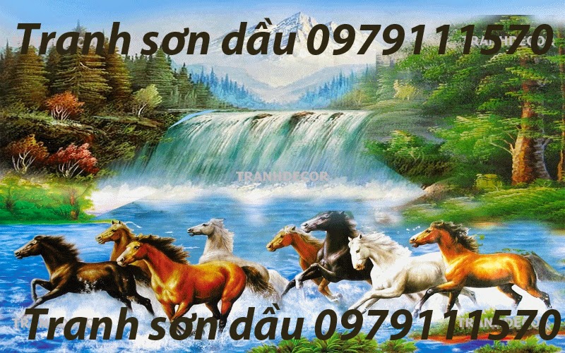 Tranh Mã Đáo Thành Công MS06 Tranh ngua, Tranh Ma Dao Thanh Cong, Tranh Ngựa, Tranh mã Đáo Thành Công, Mã Đáo Thành Công, Tranh Bát mã, Tranh Sơn Dầu bát mã, tranh sơn dầu mã đáo, tranh son dau bat ma, tranh bat ma