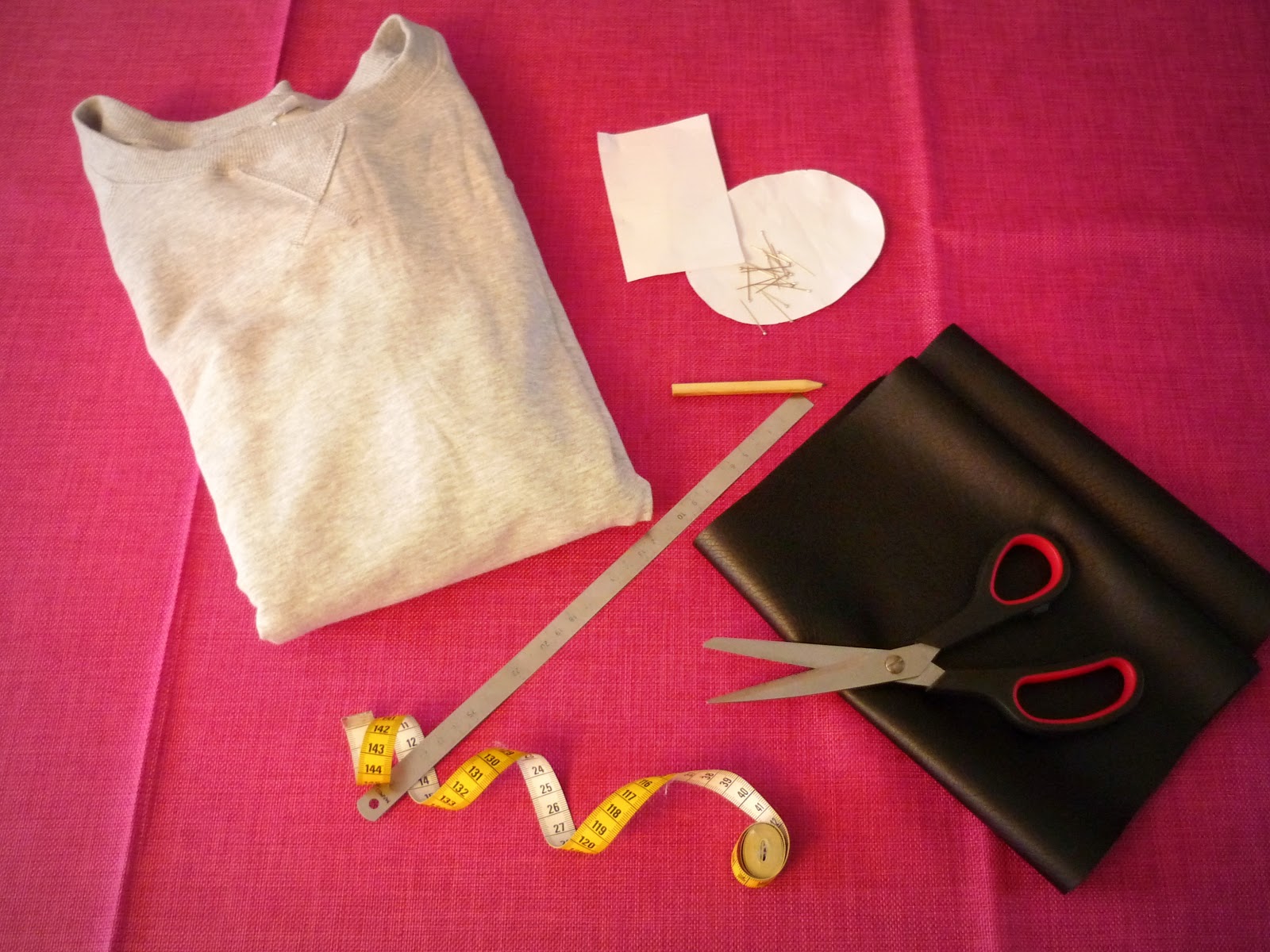 DIY mais pas que DIY sweat et similicuir