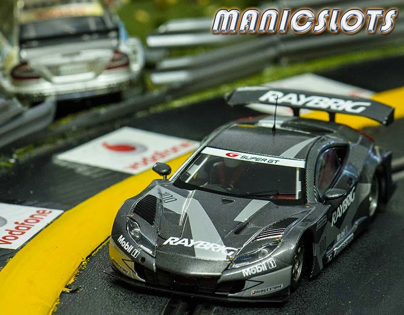 【中古・送料込】1/32 スロットカー スケールオート HSV-010 SuperGT Slotcar Scaleauto HSV-010 1／３２ 箱無しスロットカー放出 ８5 スケールオート ホンダ ＨＳＶ