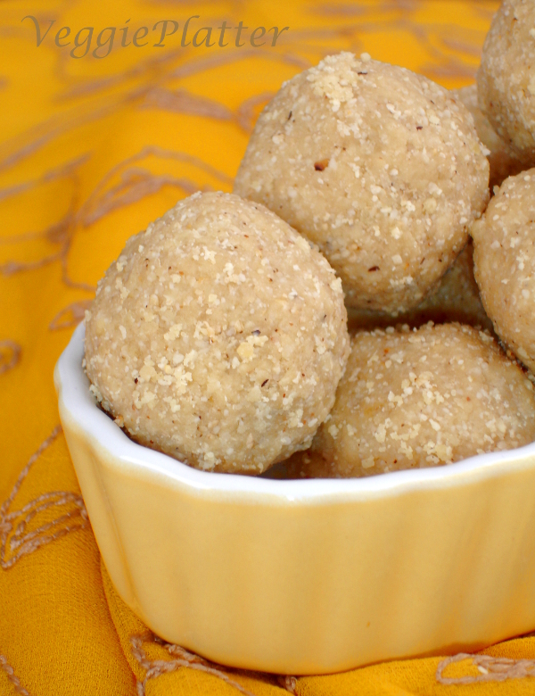 Veggie Platter Sesame Seed Peanut Laddu