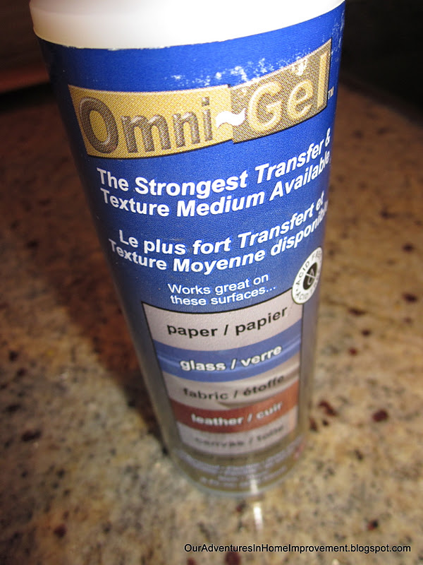 Our Adventures in Home Improvement Using OmniGel to Transfer Images